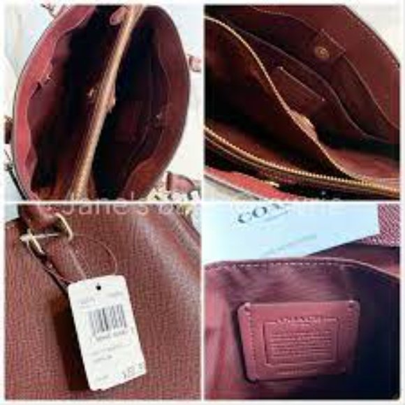 Coach Crossgrain Leather Sage Carryall - Picture 2 of 3